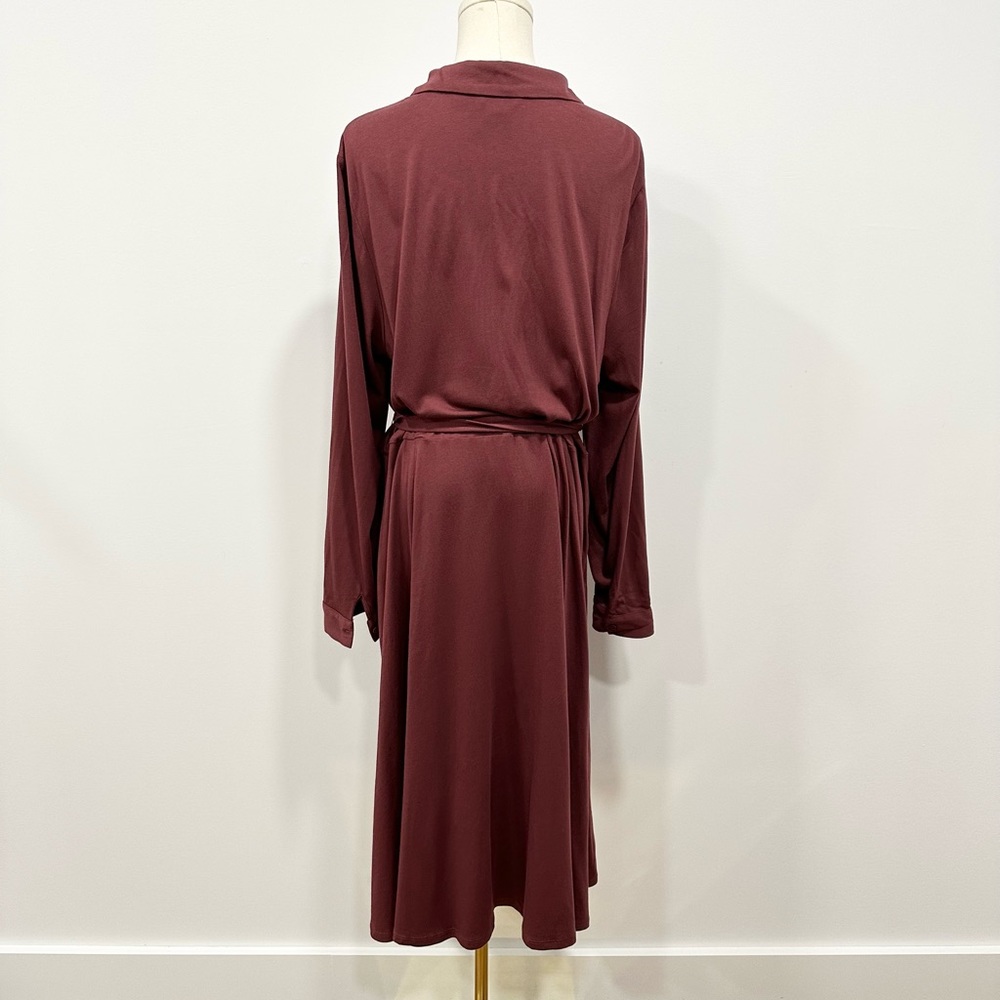 Boden Susannah Jersey Long Sleeve Shirt Dress - Picture 4 of 9